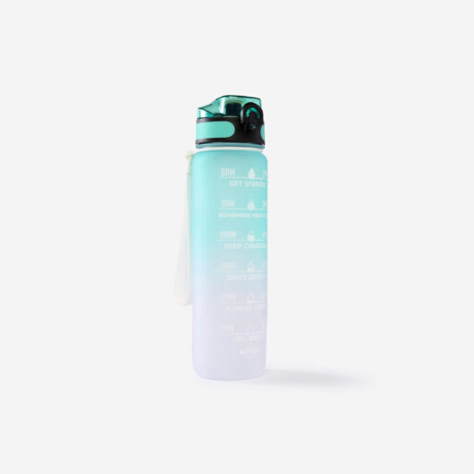 1 Litre Fitness Bottle Motivation - Green