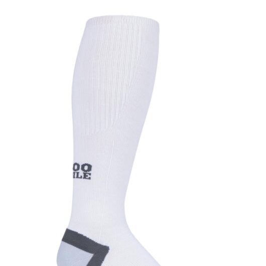 1 Pair White Compression Socks Men's 3.5-5 Mens - 1000 Mile