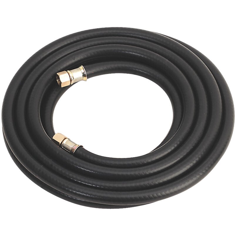 Air Hose 5m x 8mm With 1/4''BSP Unions Heavy Duty AH5RX - Sealey