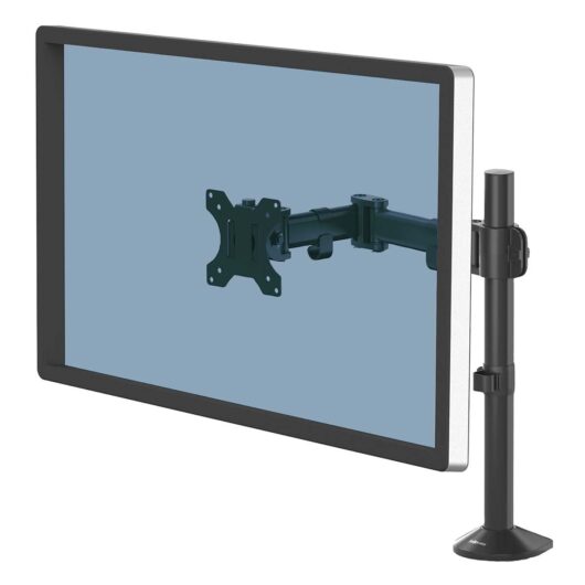 Fellowes Monitor Mount Reflex Monitor Arm for 8KG 32 Inch Screens, Black
