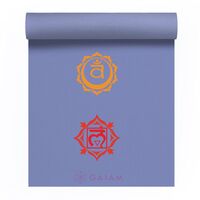 Gaiam Chakra 4 MM Yoga Mat - Purple