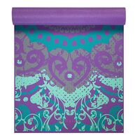 Gaiam Moroccan Garden 4 MM Yoga Mat - Purple