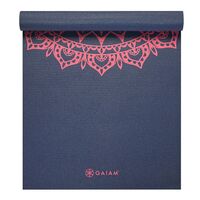 Gaiam Pink Marrakesh 4 MM Yoga Mat - Pink