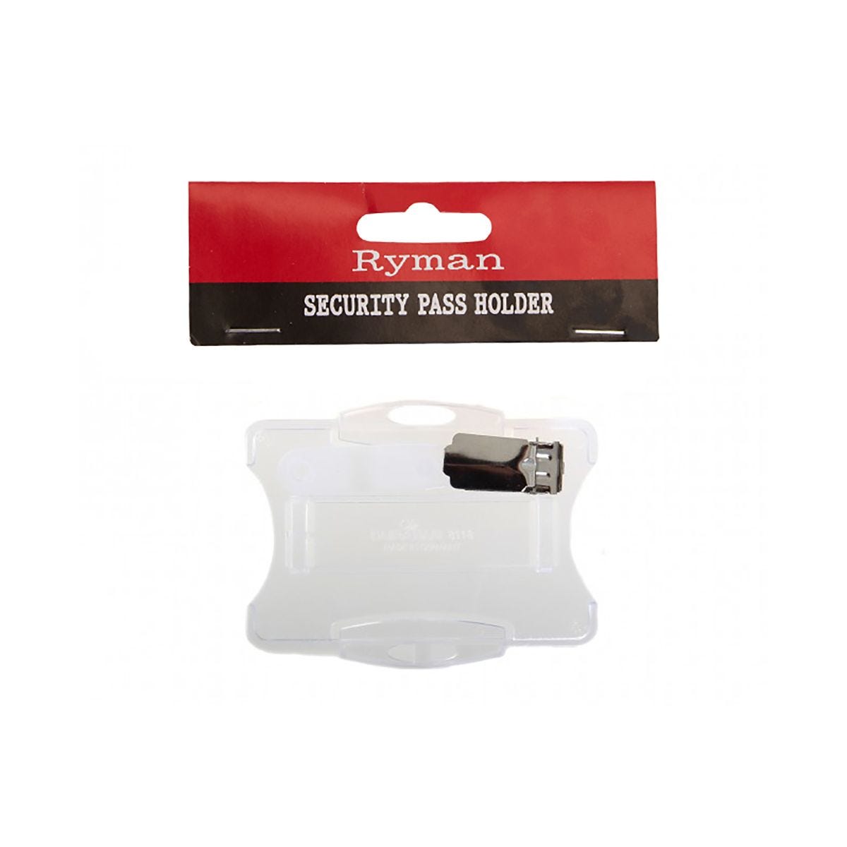 Ryman Security Pass Holder Transparent, none
