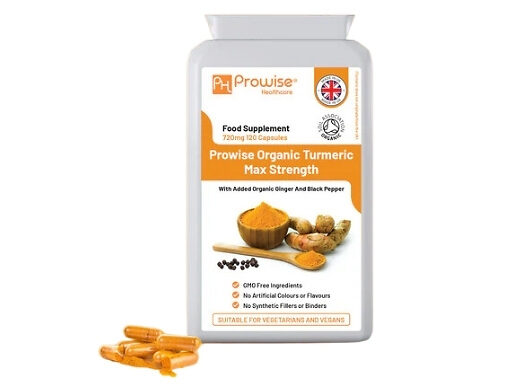 Wellbeing Boosting Turmeric & Black Pepper Capsules - 720mg!