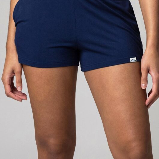 Women's 1 Pack Lazy Panda Bamboo Loungewear Selection Shorts Navy Shorts 16 Ladies