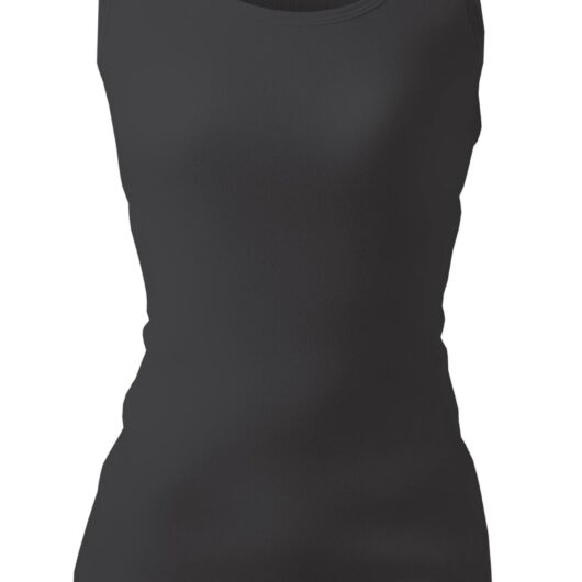 Women's 1 Pack SOCKSHOP Heat Holders 0.45 TOG Sleeveless Vest Black L