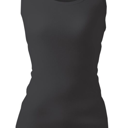 Women's 1 Pack SOCKSHOP Heat Holders 0.45 TOG Sleeveless Vest Black M