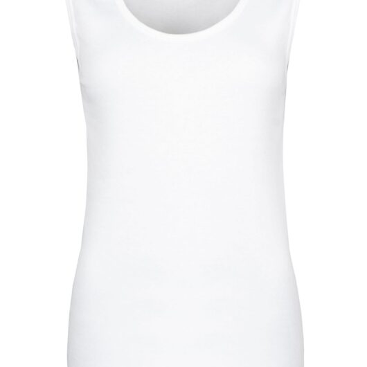 Women's 1 Pack SOCKSHOP Heat Holders 0.45 TOG Sleeveless Vest White S