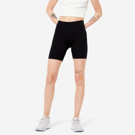Women's Fitness Cycling Shorts - Ultra Black