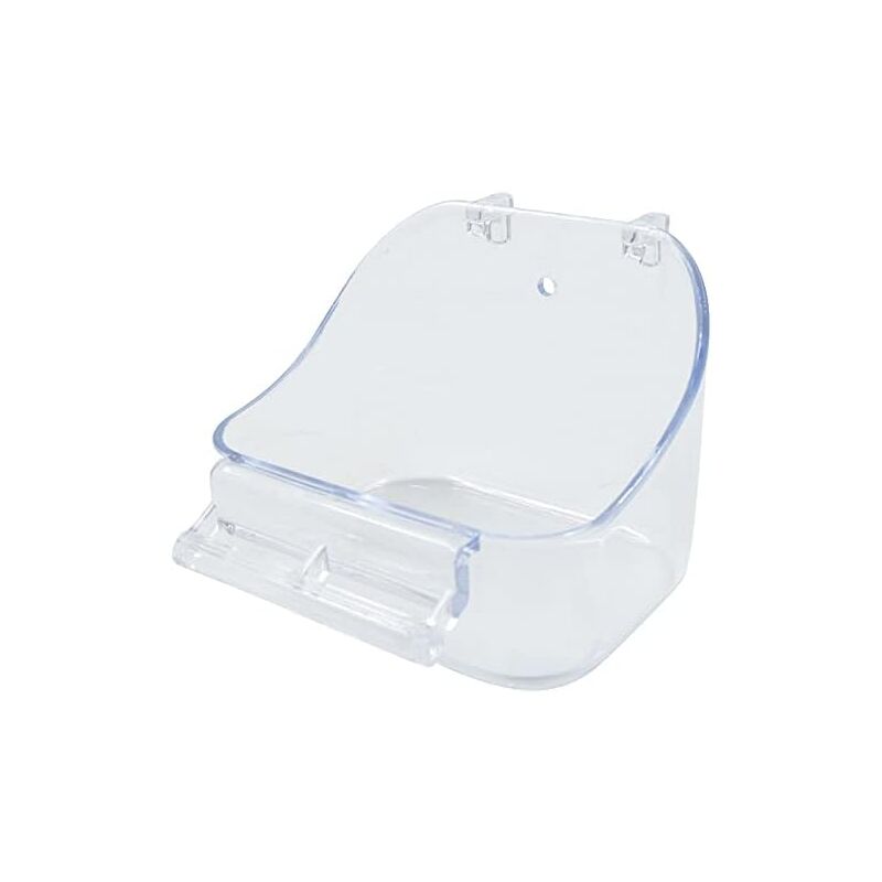 12.8x9.5x10cm Bird Bath Bird Bath Shower - Transparent Bathtub Cage Cleaning Bathing Tool Hanging Bathtub for Bird Parrot Budgie for Small Bird