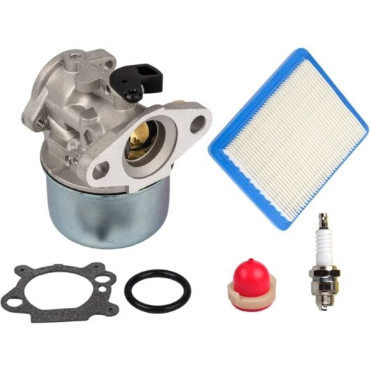 799868 Carburetor Kit with Primer Bulb and Air Filter 491588 Fits Briggs & Stratton 4-7 hp Engines 498170,497586,497314