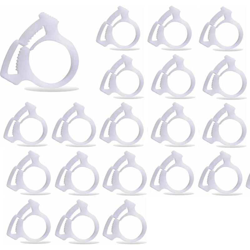 Csparkv - 20pcs B15 Pool Sweeping Hose Fixing Clips, Fit for Polaris 180 280 360 380 480 Pool Cleaner