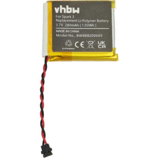 Vhbw - Battery Replacement for TomTom AHB332824HPS for Smartwatch Watch Fitness Bracelet (280mAh, 3.7 v, Li-polymer) + Tools
