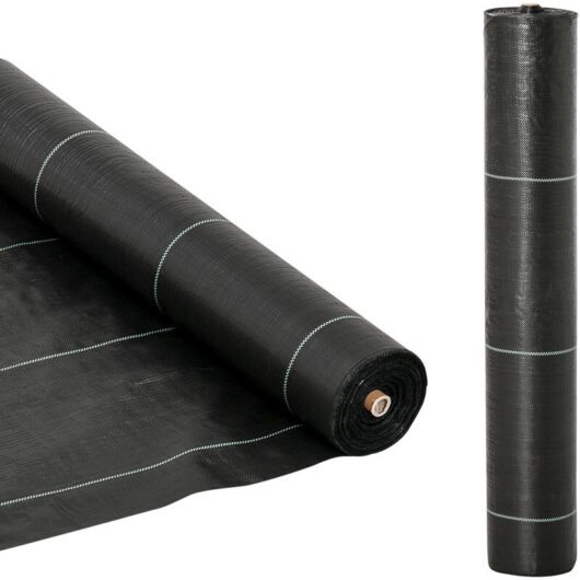 Weed Barrier Fabric Durable Convenient Design Weed Block Mat 2m x 50m - Outsunny