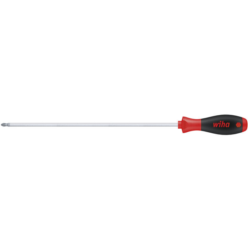 Screwdriver SoftFinish® Pozidriv with round blade PZ2 x 300 mm (26455) - Wiha