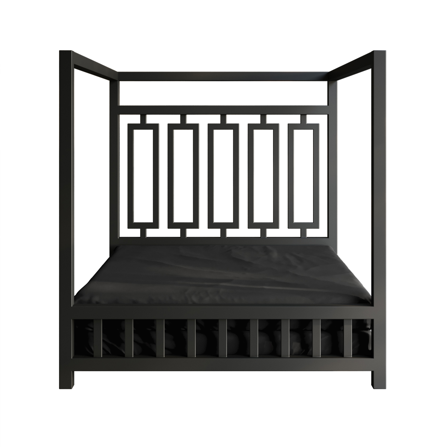 Sheets of San Francisco Fitted Sheet 180x200x25 - Black