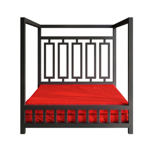Sheets of San Francisco Fitted Sheet 180x200x25 - Red