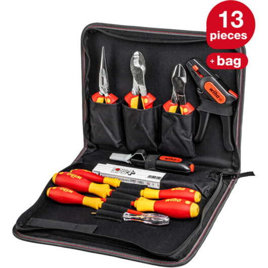 Wiha - electrician's tool set mixed 13 pcs. in bag (36389)