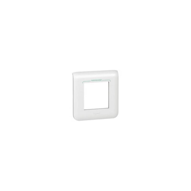 078722 - Mosaic Plate - 2 Modules - antibacterial - Legrand