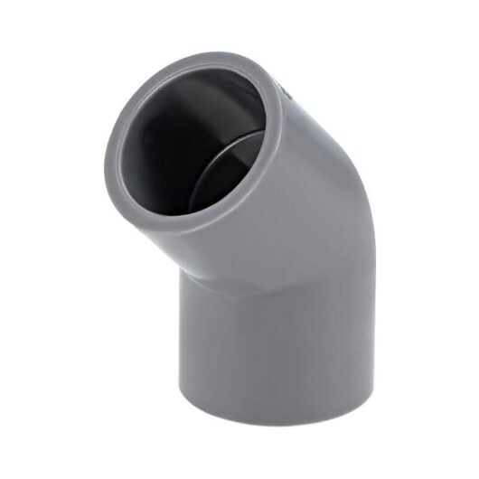 10pcs 20mm grey 45 degree elbow PVC pipe fittings