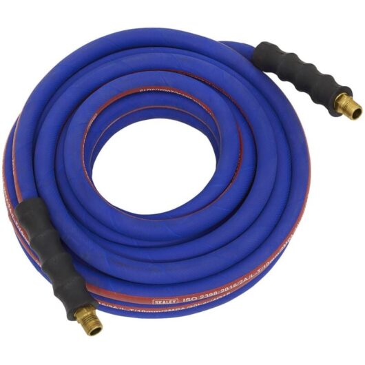 AH20R Extra-Heavy-Duty Air Hose with 1/4''BSP Unions 20m x 8mm - Sealey