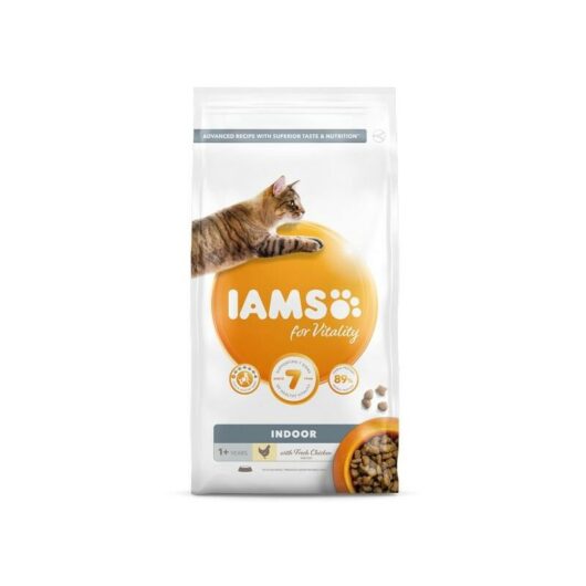 Iams Vitality Adult Cat Food Indoor Chicken 2kg - 260745