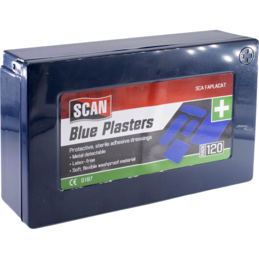 Scan Assorted Hydroscopic Blue Plasters