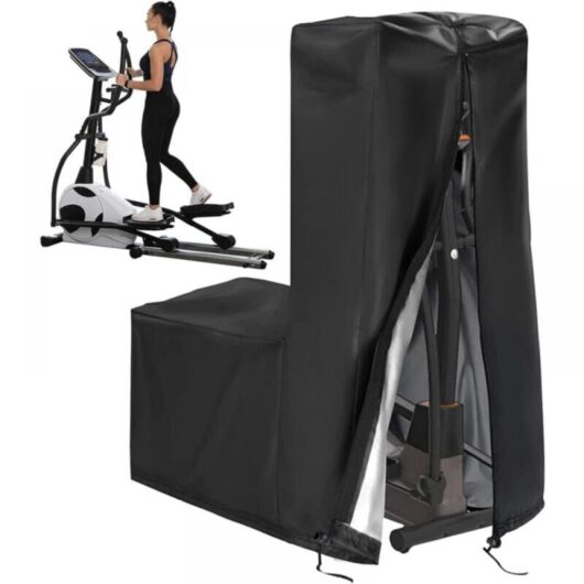 Waterproof Elliptical Machine Cover, Elliptical Bike Cover, 420D Oxford Full Tarpaulin, Elliptical Bike Cover, Elliptical Bike Protector, Exercise