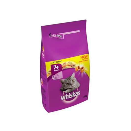 Whiskas - 7+ Complete Adult Chicken 1.9kg PK4 - 726534