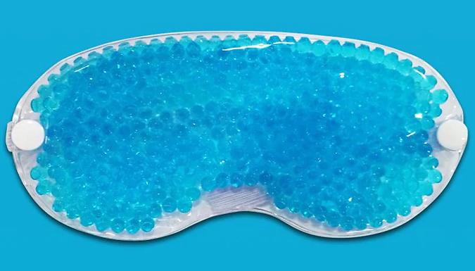 1, 2 or 3 Glamza Cooling & Heating Gel Bead Eye Masks
