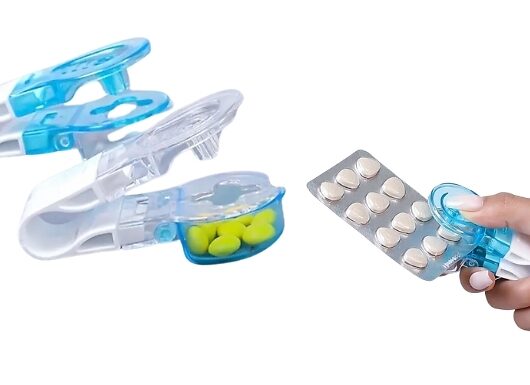 2-Pack Portable Assisted Pill Storage Box