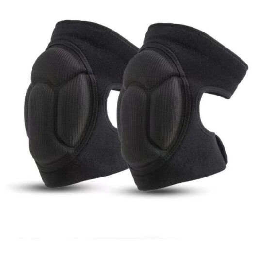 Linghhang - 1 Pair Work Knee Pads, Black Protective Garden Knee Pads Non-Slip, Anti-Collision Knee Pads, Multifunctional Garden Knee Pads - Black