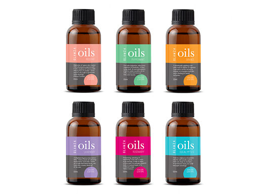 1, 2, 3 or 6-Pack of Glamza Essential Oils - 10ml or 100ml