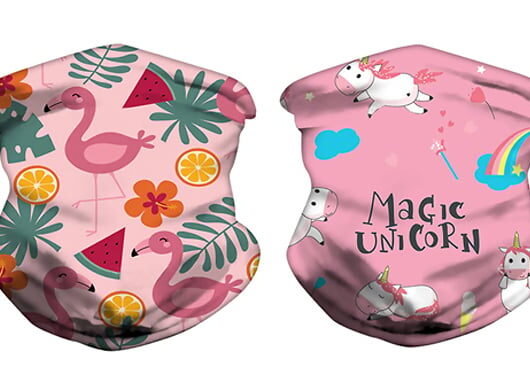 Kids' Cartoon Face Cover - 4 Designs