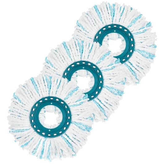 Replacement cleaning pads, compatible with microfiber mops for all floor types, YMYNY