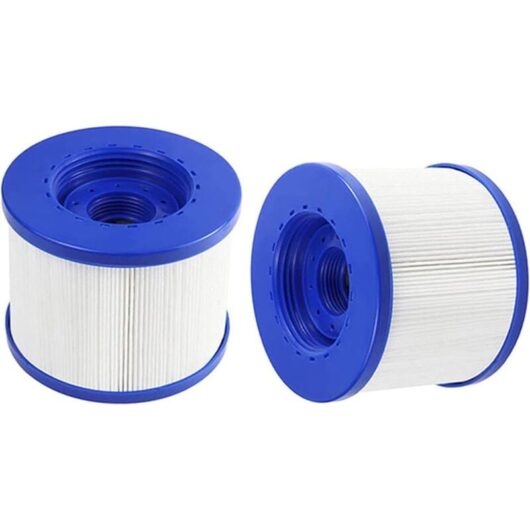 Sjqka - 2pcs Replacement Pool Filter Heat Hose for Water Health Spa 104mm PET+Non-woven Compatible with Clever Spa