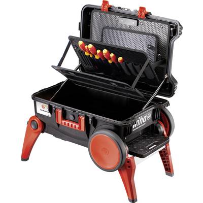 Wiha 44129 Electrical contractor, Trades person, Professionals, VDE Tool box (empty) 1-piece (L x W x H) 680 x 336 x 497 mm