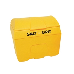 Yellow Winter Salt and Grit Bin 200 Litre No Hopper