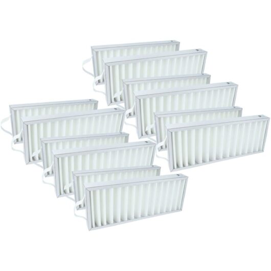 12x Compact Filter G4 compatible with Pluggit Avent P310 Fan, Bathroom Fan, Ventilating Device, Ventilation Unit - Air Filter - Vhbw