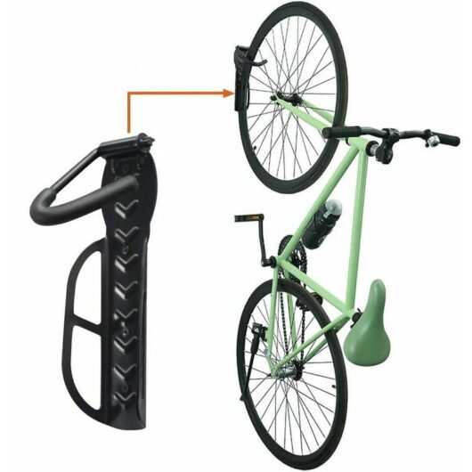 1Pcs Garage Bike Rack,Bike Wall Mount,Vertical Indoor Bike Hook,Exercise Bike Rack Holds Up To 30kg
