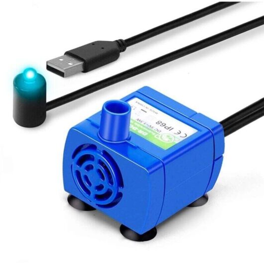 1pcs New Generation Silent Submersible Electric Pump Low Energy Fountain Pump Cat mumu