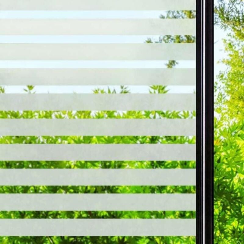 Tinor - Window Film Privacy Window Film Anti-Peep Window Film Anti-UV Window Film Electrostatic Window Film for Office Bedroom Kitchen (60 x 200 cm,