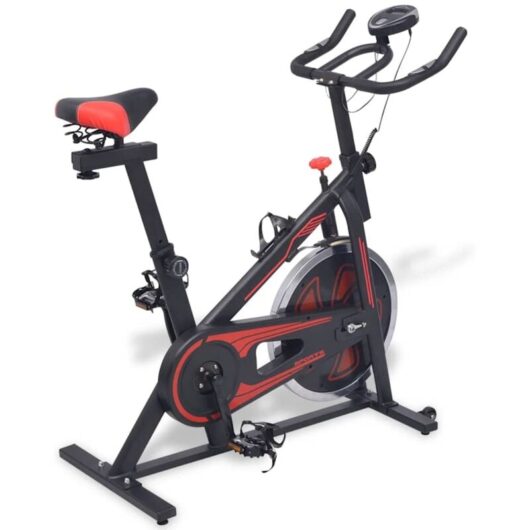 Vidaxl - Exercise Training Bike with Pulse Sensors Black and Red