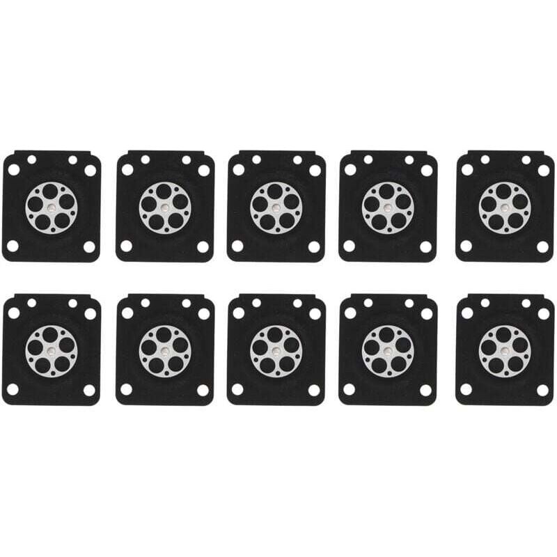 Ymyny - 10pcs Chainsaw Carburetor Parts Carburetor Diaphragm Gasket Set Fit for ZAMA180 mumu