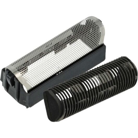vhbw Combi-Pack 2x Shaving Part compatible with Braun Micron Vario Electric Shaver - Set Foil + Blades, black / silver