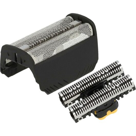 vhbw Combi-Pack Shaving Part compatible with Braun 195s, 195s-1, 197s, 197s-1, 199s, 199s-1 Electric Shaver, Foil + Blades, Black