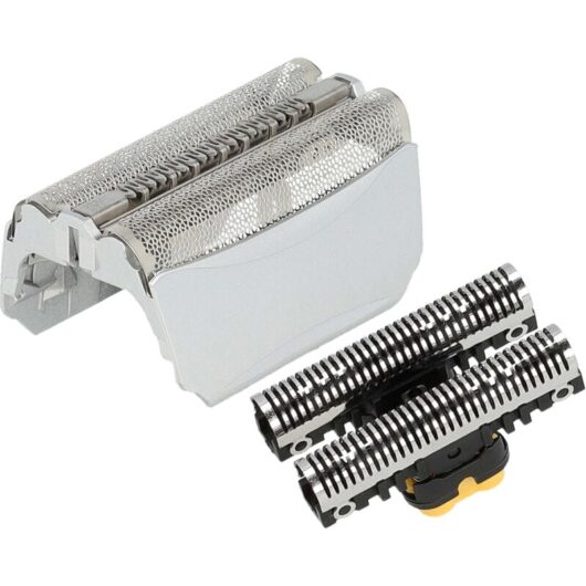 vhbw Combi-Pack Shaving Part compatible with Braun 8986, 8987, 8970, 8975, 8985, 8990 Electric Shaver, Foil + Blades, Silver