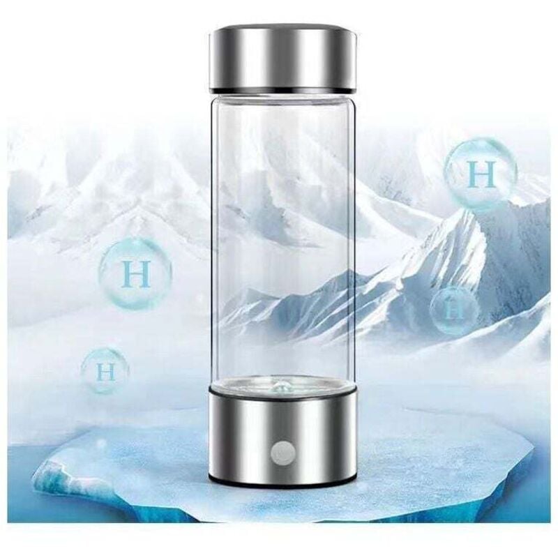 Hydrogen Water Bottle with pem spe Technology - Essentials 2024 for Men and Women - Rechargeable Hydrogen Water Generator with Gift Box, Hydrogen