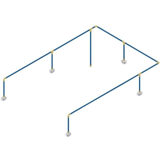 Sealey - SBAKIT515 SharkBite 36m 5-Drop Air Supply System Kit 15mm